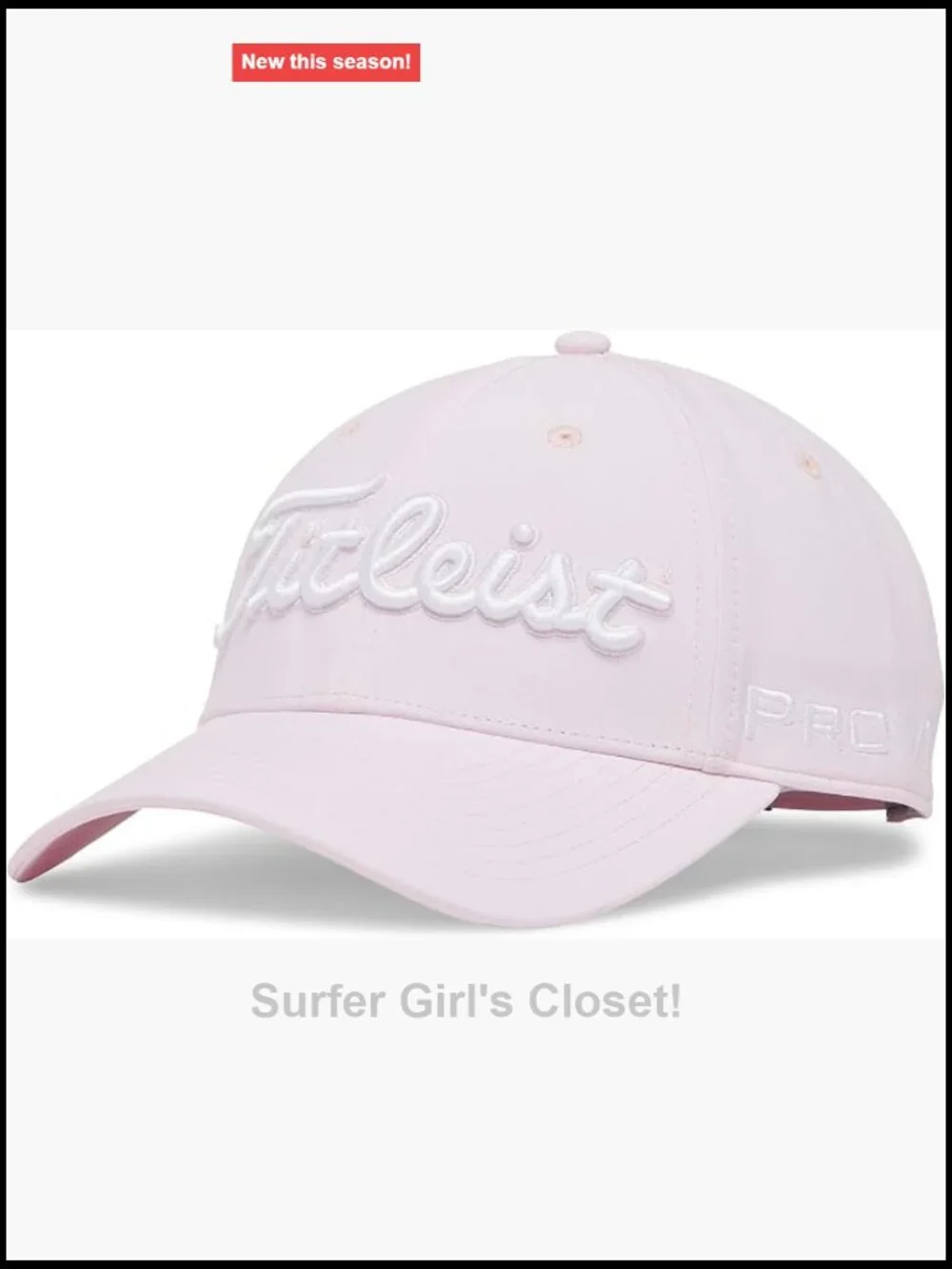 4-Way Stretch Performance Golf Hat with UPF 50+ Moisture Wicking